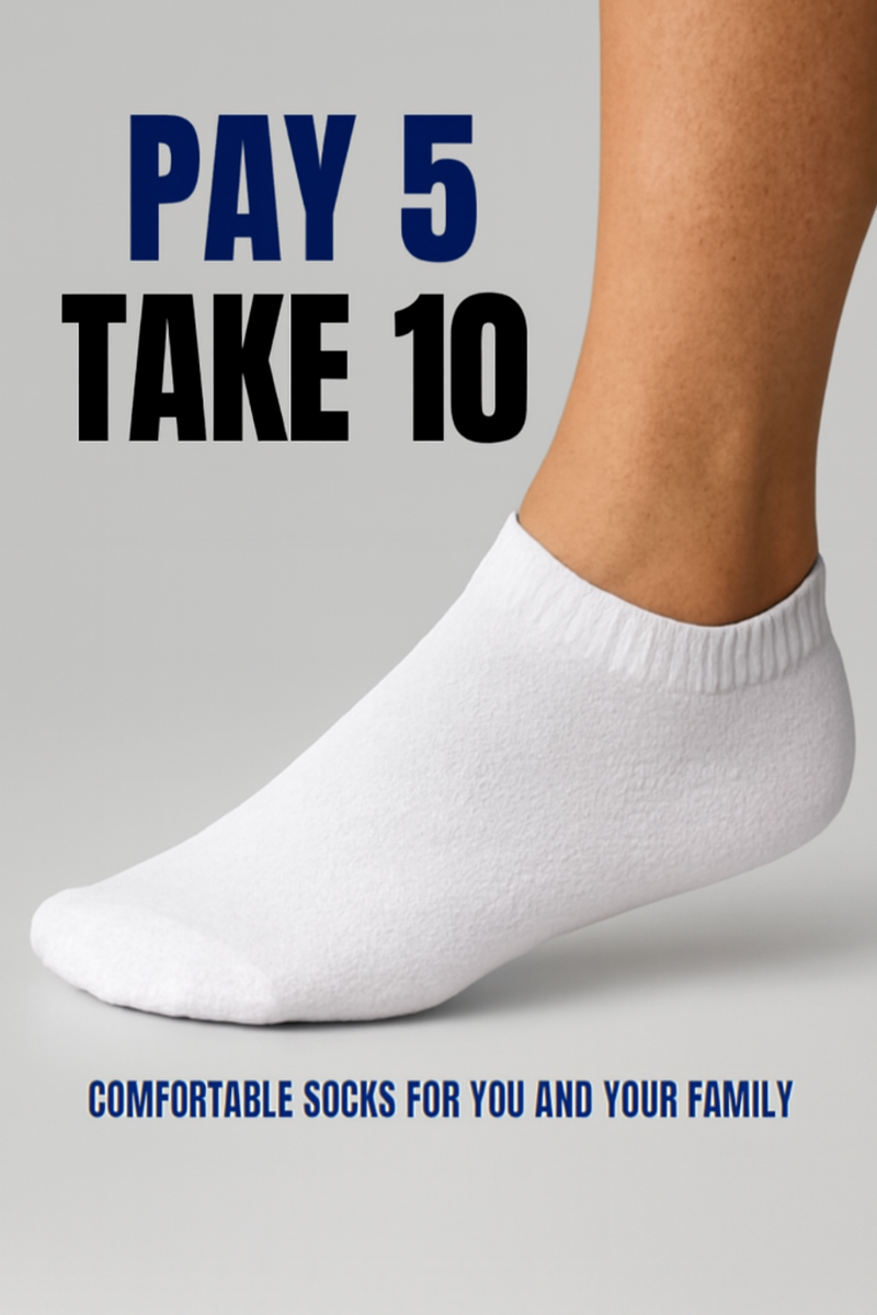 Comfort-Fit Ankle Socks