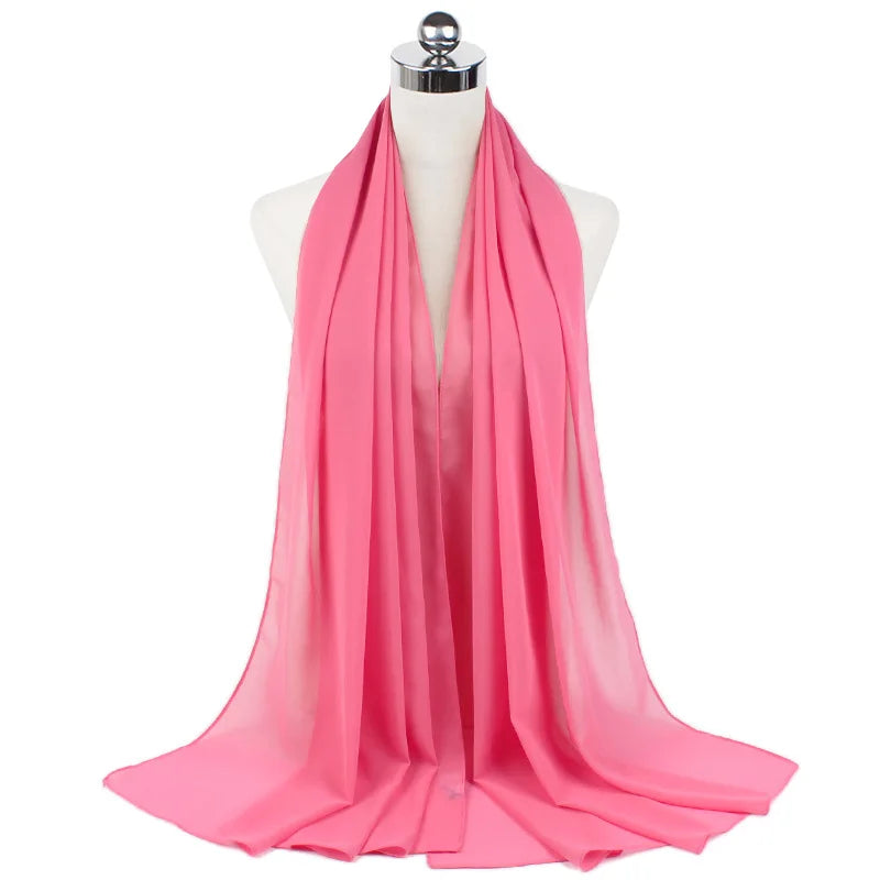 Majestic Chiffon Hijab – Premium Veil Scarf for Women