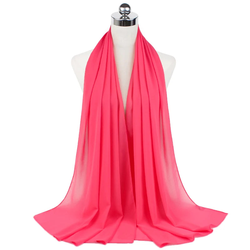 Majestic Chiffon Hijab – Premium Veil Scarf for Women