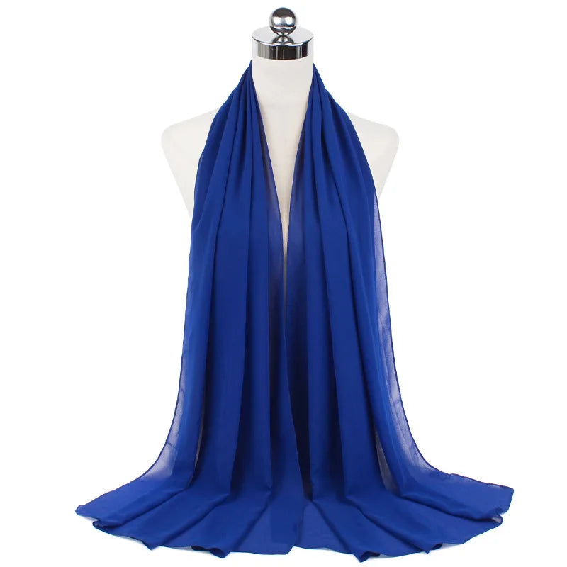 Majestic Chiffon Hijab – Premium Veil Scarf for Women