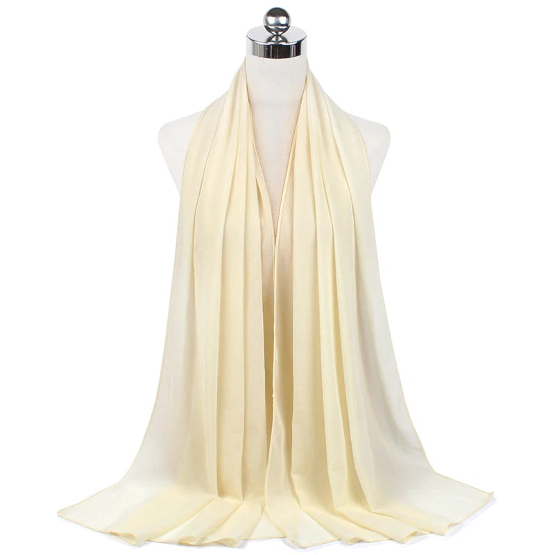 Majestic Chiffon Hijab – Premium Veil Scarf for Women