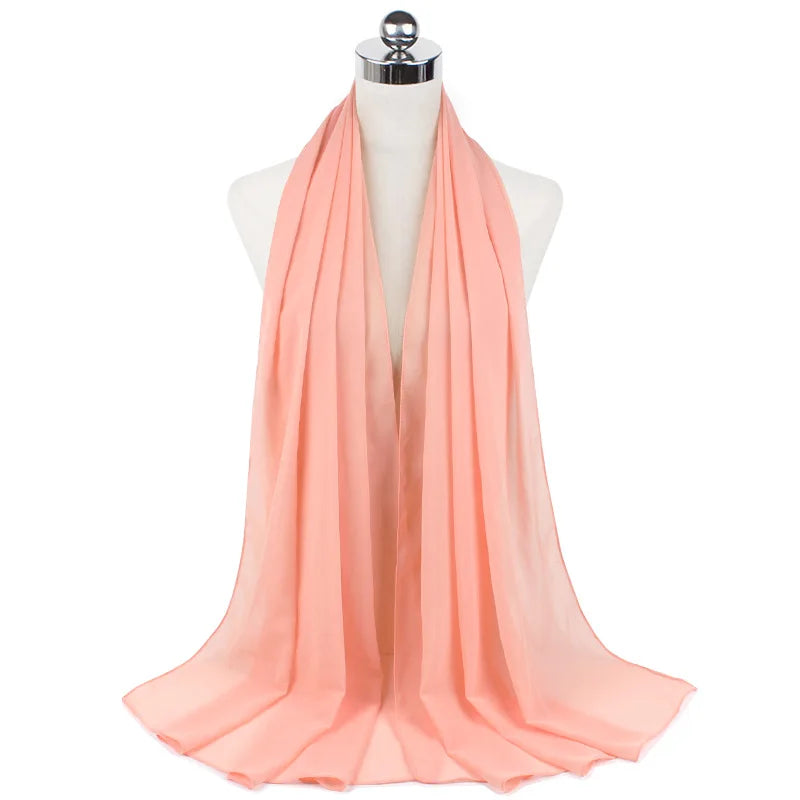 Majestic Chiffon Hijab – Premium Veil Scarf for Women