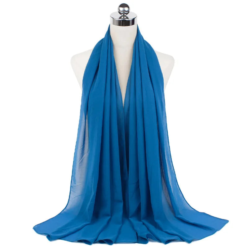 Majestic Chiffon Hijab – Premium Veil Scarf for Women