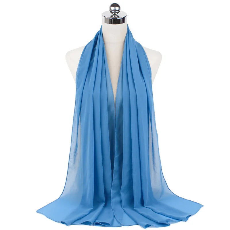Majestic Chiffon Hijab – Premium Veil Scarf for Women
