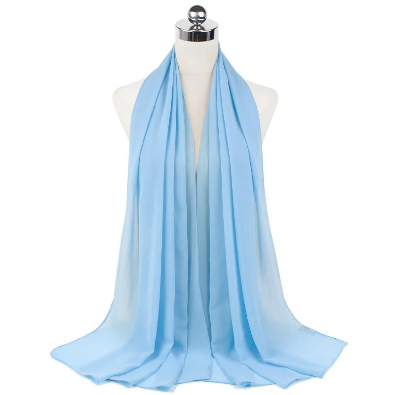 Majestic Chiffon Hijab – Premium Veil Scarf for Women