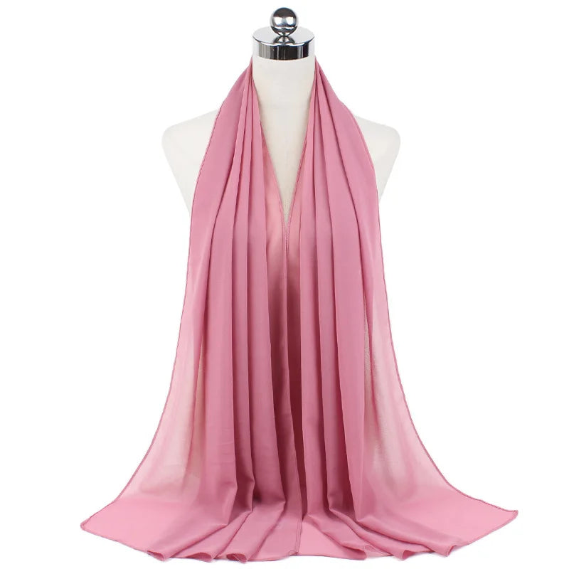 Majestic Chiffon Hijab – Premium Veil Scarf for Women