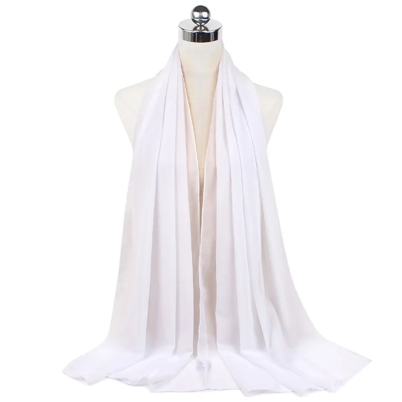 Majestic Chiffon Hijab – Premium Veil Scarf for Women