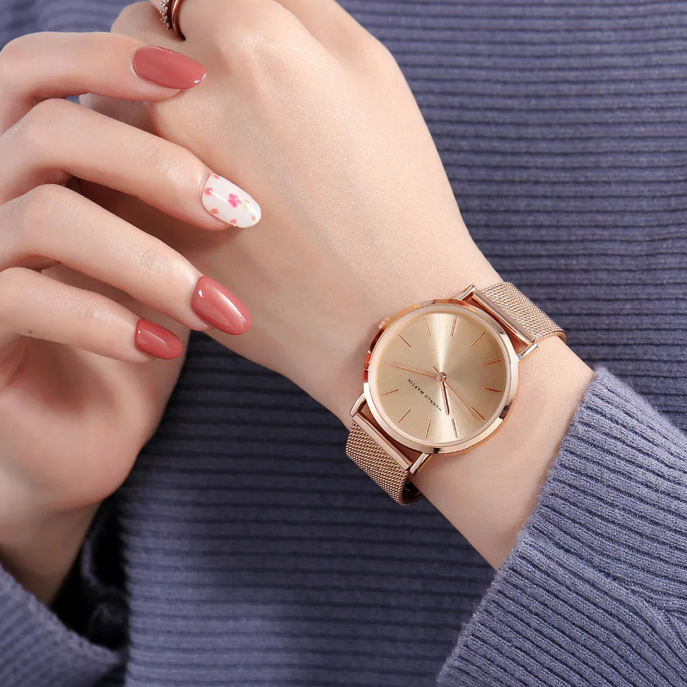 Luxury Rose Gold Women's Watch