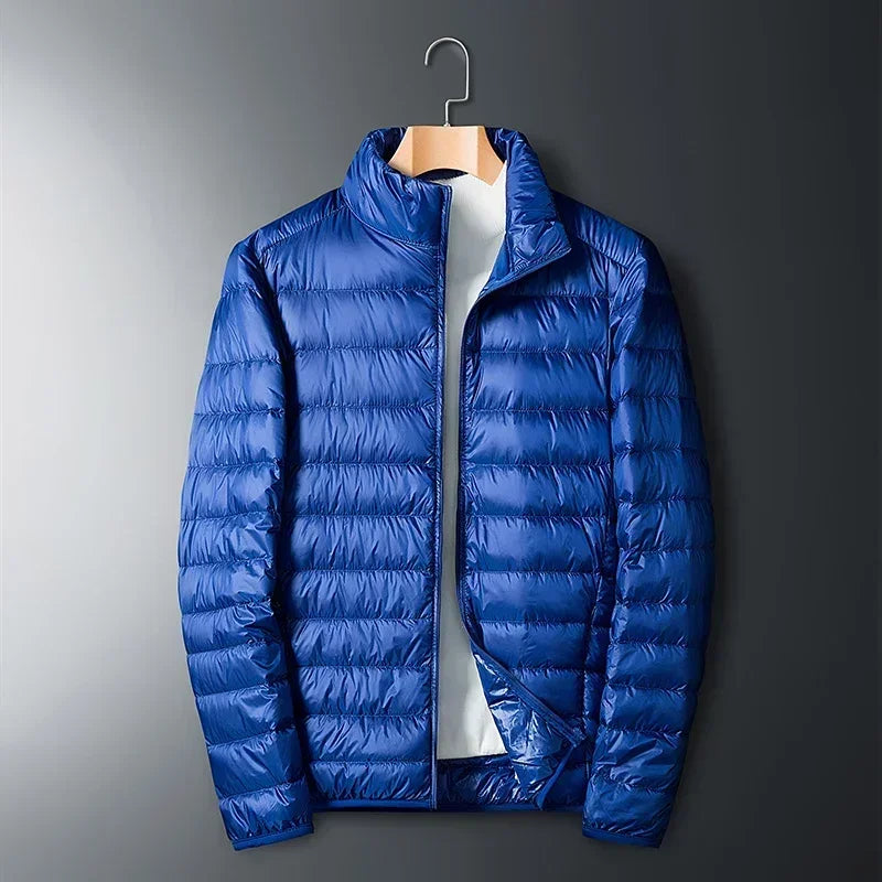 Men’s Ultra-Light Down Jacket – Packable Comfort for Autumn