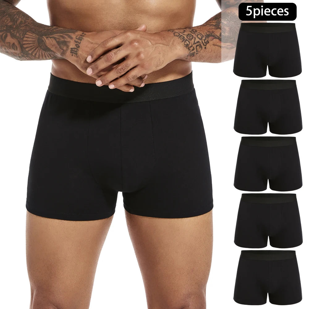 Buy 3, Get 5 – Black Gold Luxury Men’s Boxer Shorts Pack