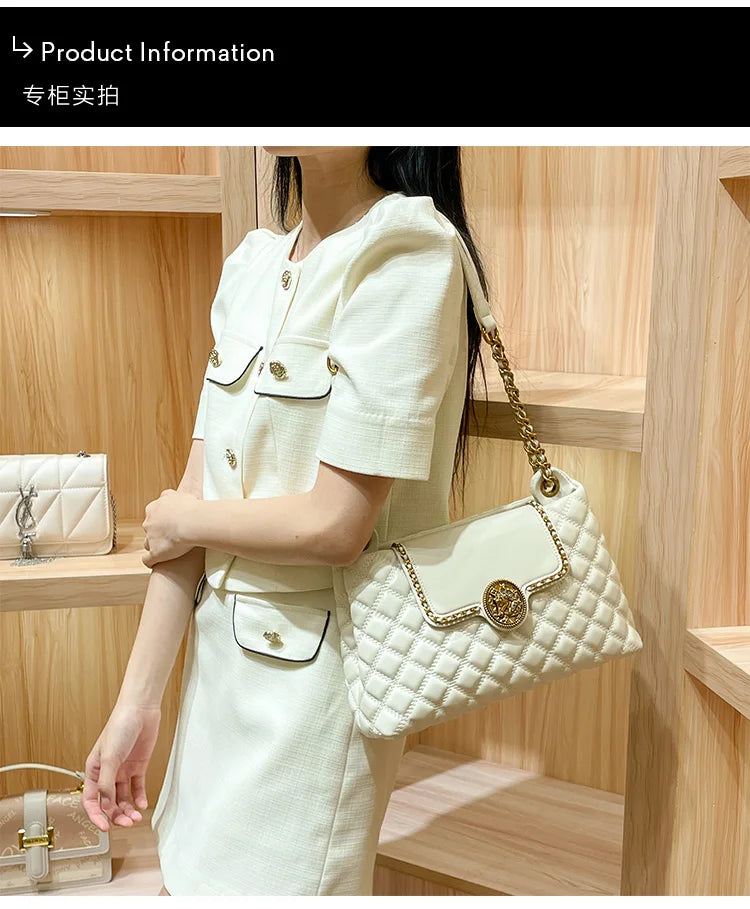 Luxury Genuine Leather Chain Bag for Women