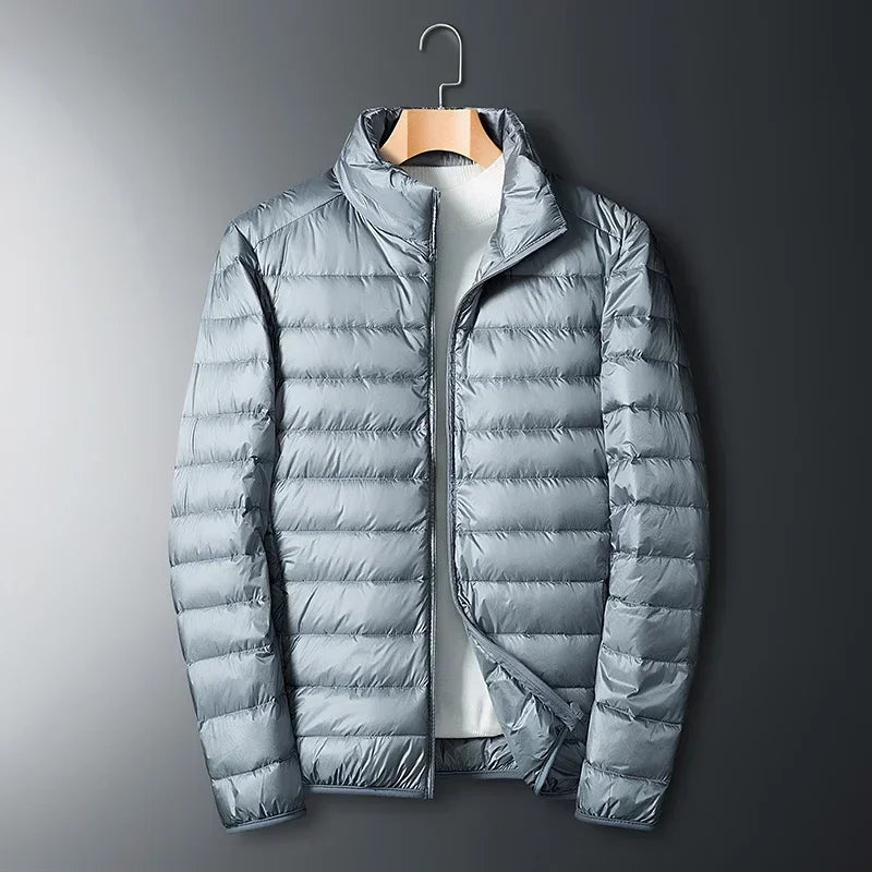 Men’s Ultra-Light Down Jacket – Packable Comfort for Autumn