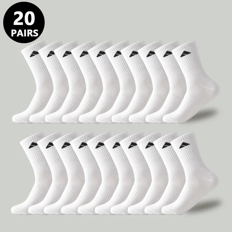Buy 10, Get 20 Kit – Men’s High Waist Sports Socks, Breathable & Versatile