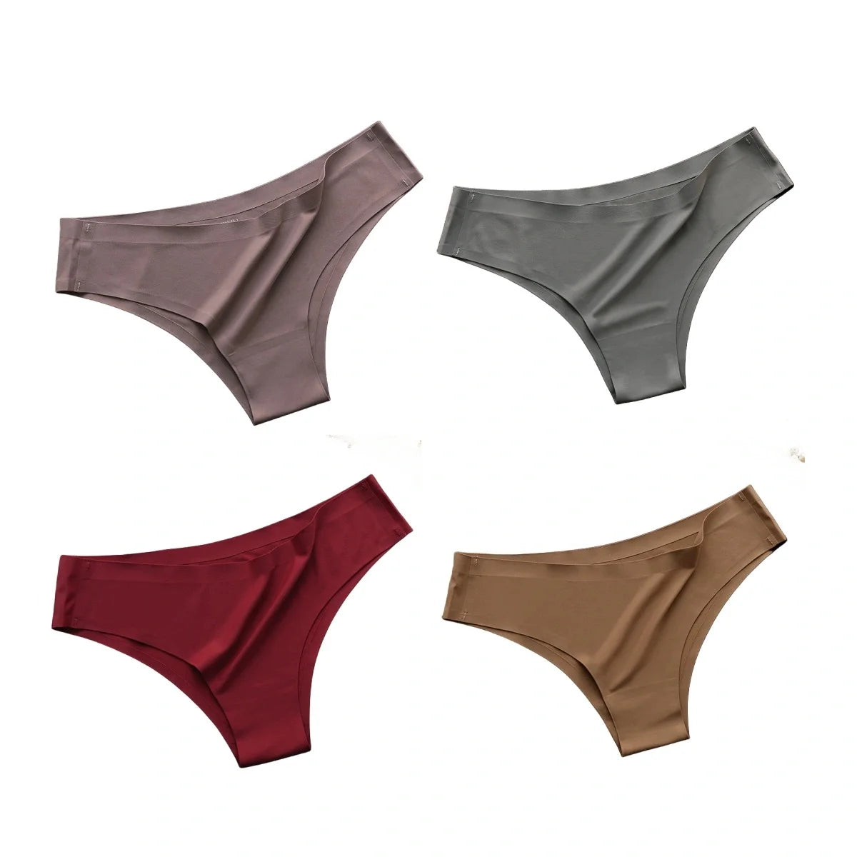 Seamless Ice Silk Ultra-Thin Panties Set