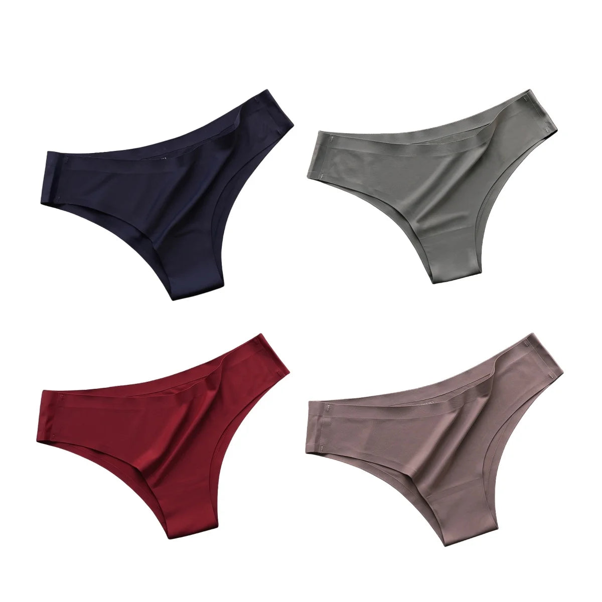 Seamless Ice Silk Ultra-Thin Panties Set