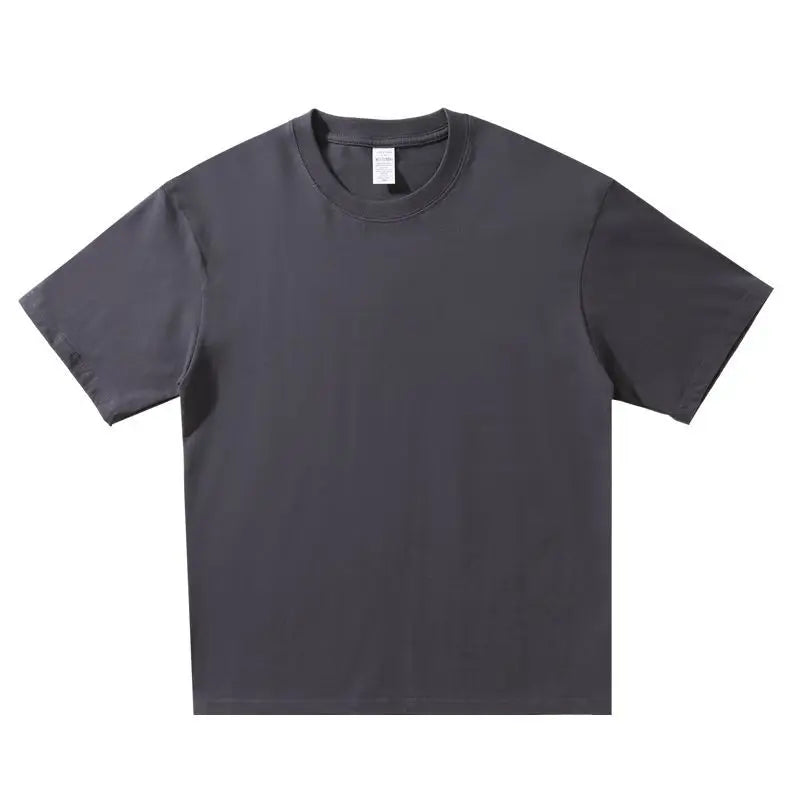 Summer Men's Heavy T Shirt Casual 100% Cotton