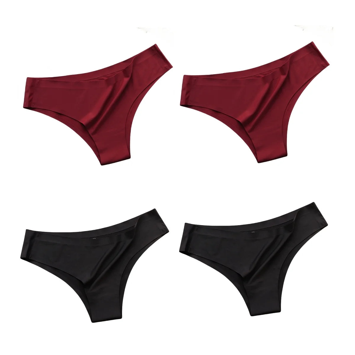 Seamless Ice Silk Ultra-Thin Panties Set