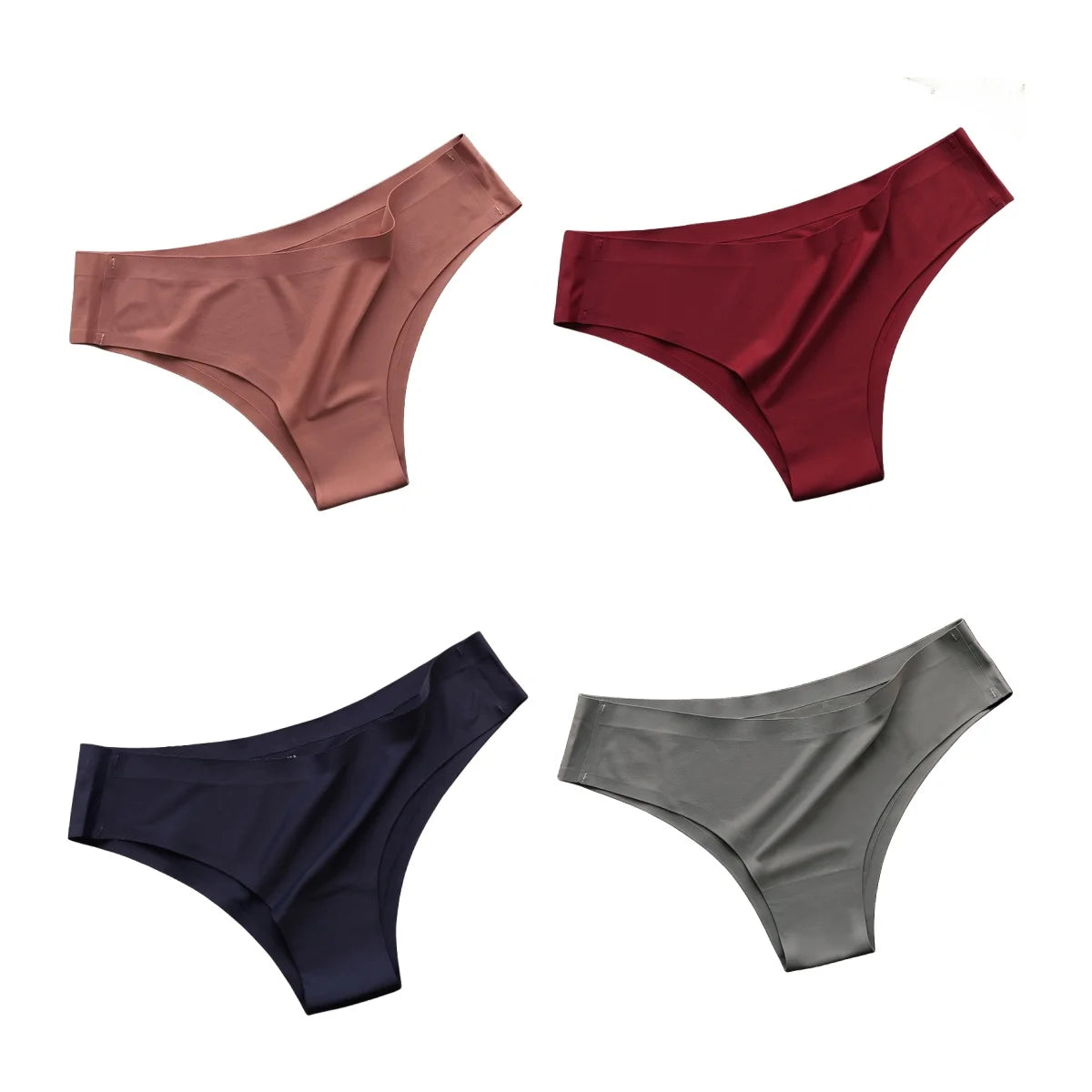 Seamless Ice Silk Ultra-Thin Panties Set