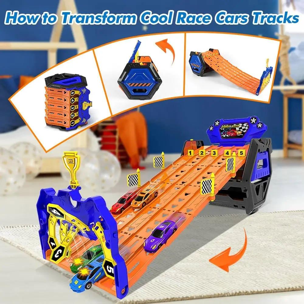 TurboTrack 5-Car Truck Carrier