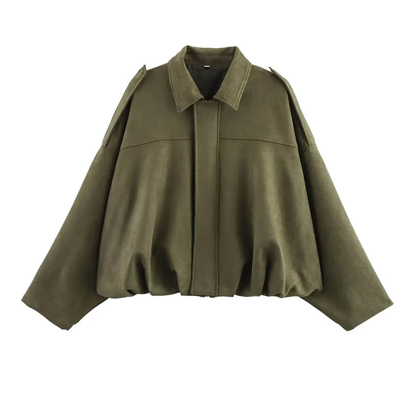 Chic Bomber Coat for Women – Fall Style