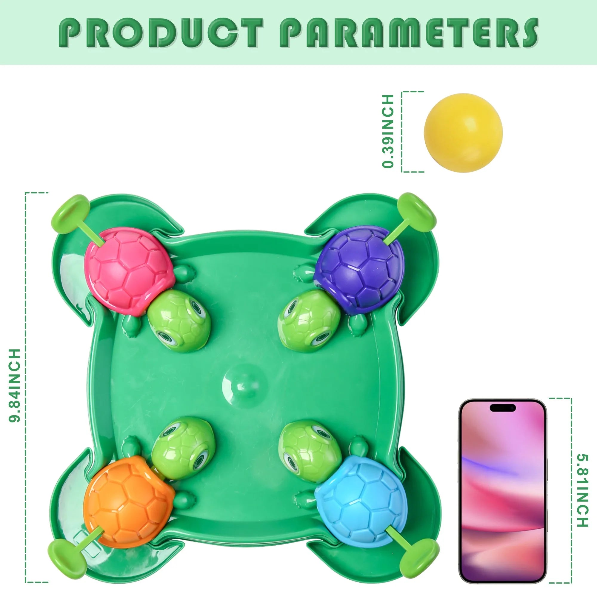 Turtle Bean Battle – Fun Family & Party Game for 4 Players