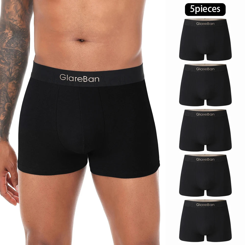 Buy 3, Get 5 – Black Gold Luxury Men’s Boxer Shorts Pack
