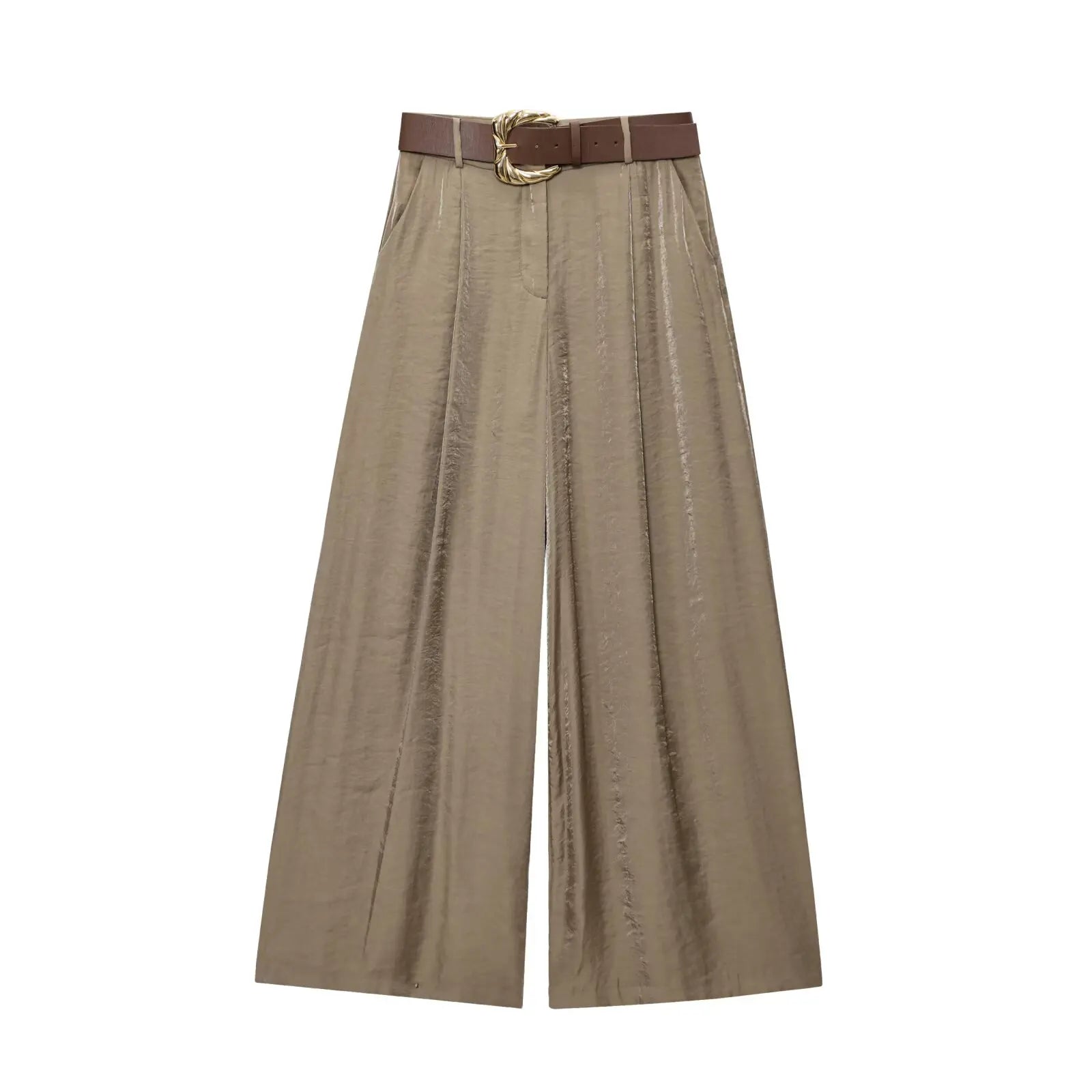 Satin Luxe – Wide Leg Pants