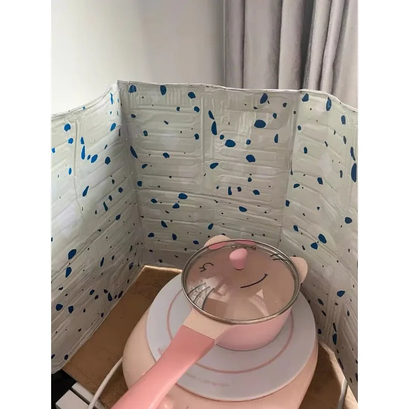 Foldable Aluminum Gas Stove Baffle
