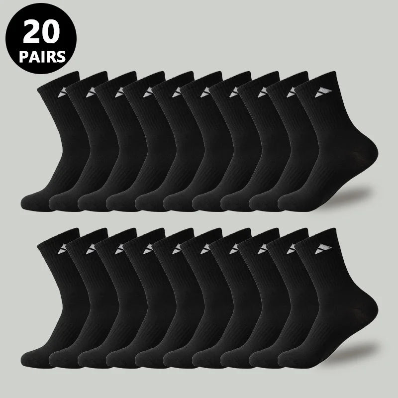 Buy 10, Get 20 Kit – Men’s High Waist Sports Socks, Breathable & Versatile