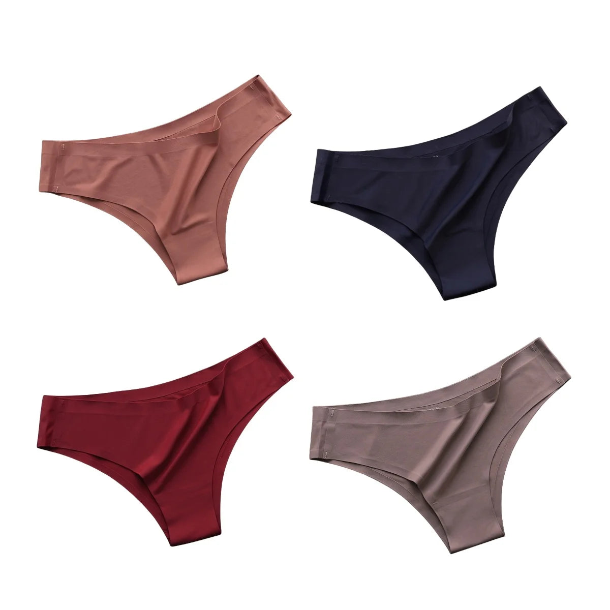 Seamless Ice Silk Ultra-Thin Panties Set