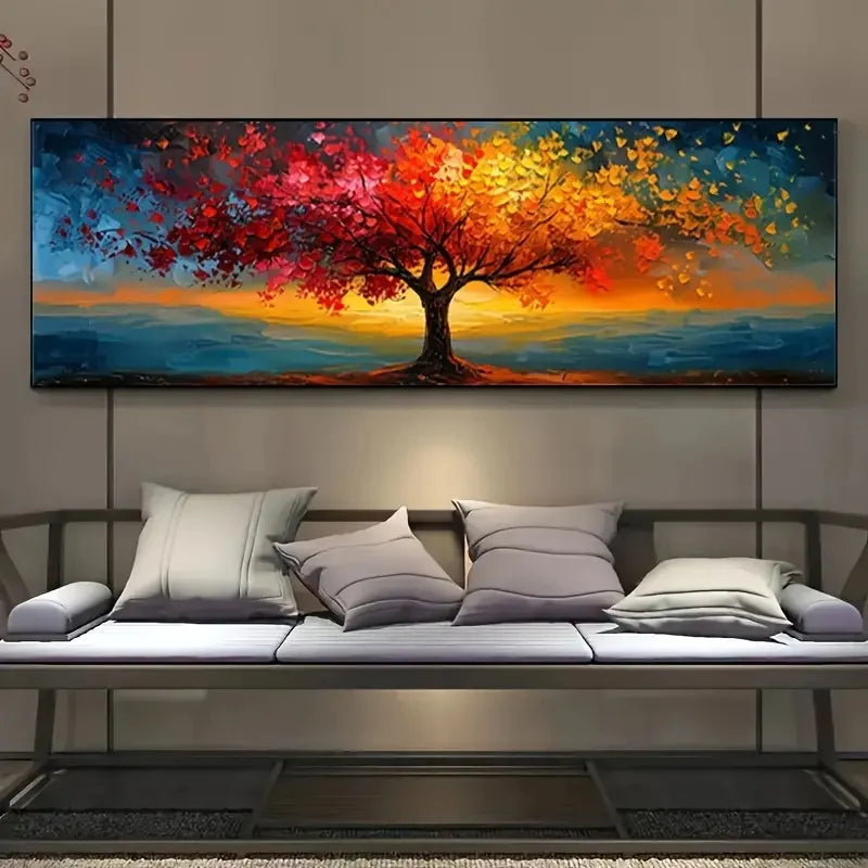 Tree of Life Abstract Canvas