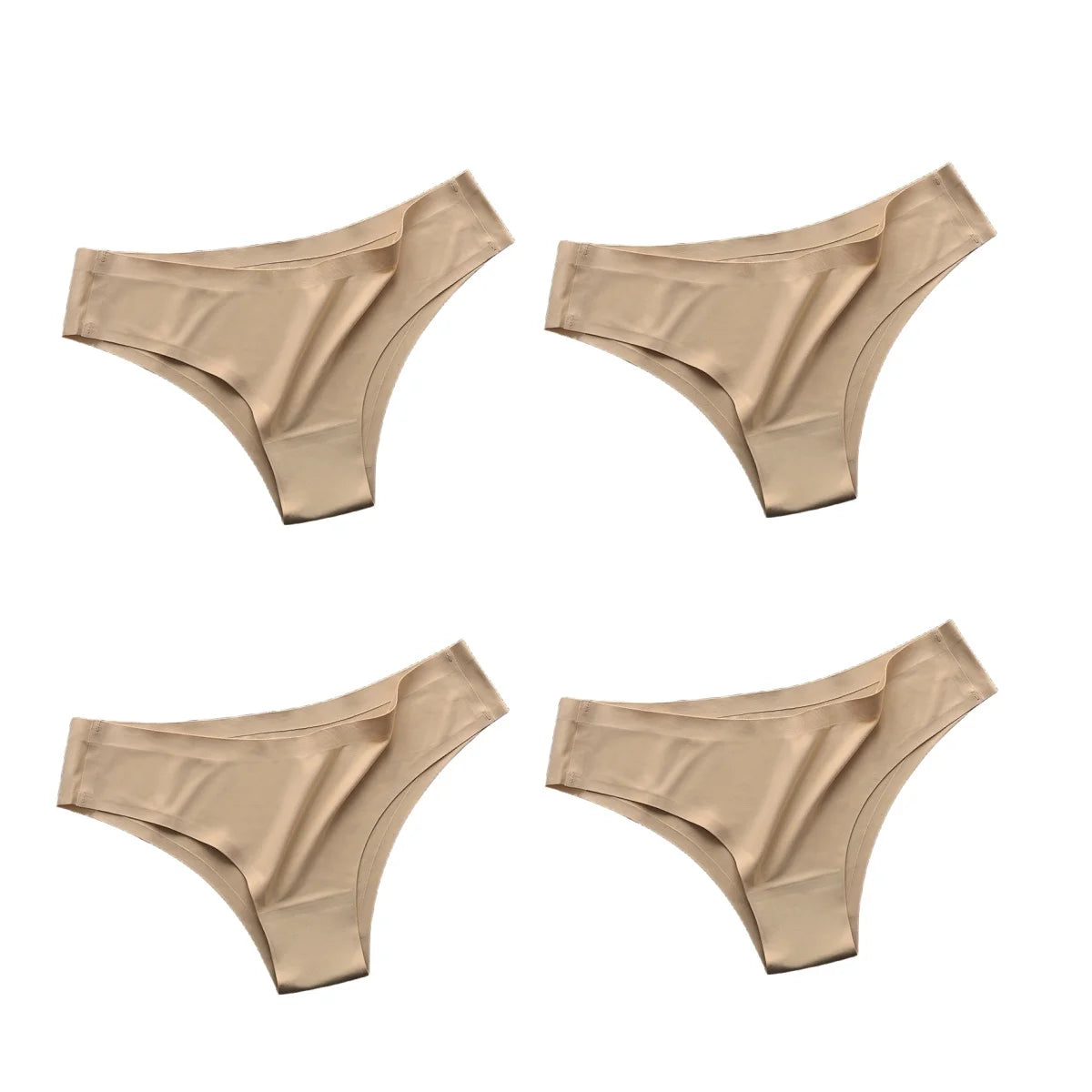 Seamless Ice Silk Ultra-Thin Panties Set