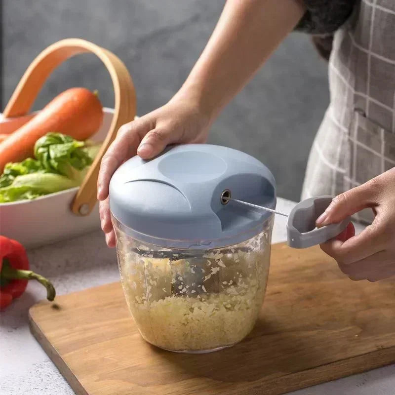 Manual Garlic Press & Food Chopper