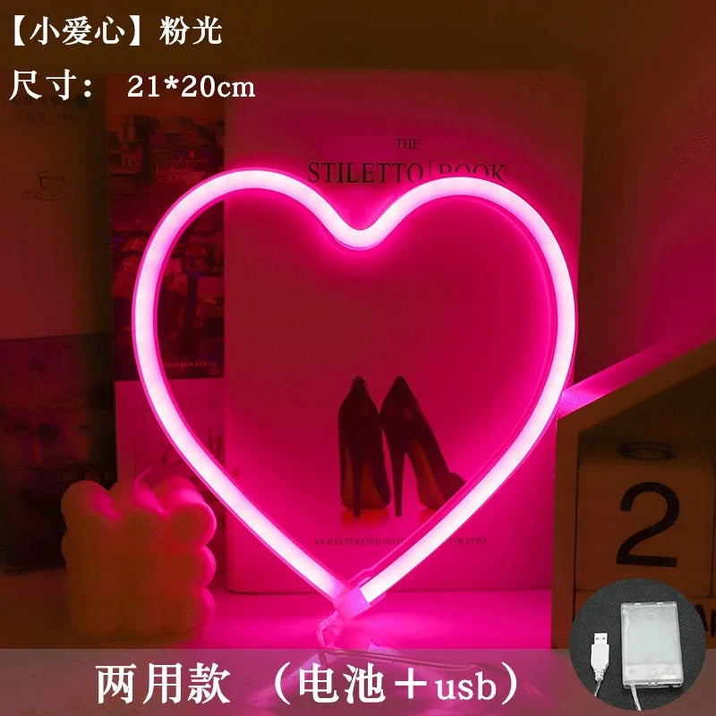 Cat-Shaped LED Neon Sign
