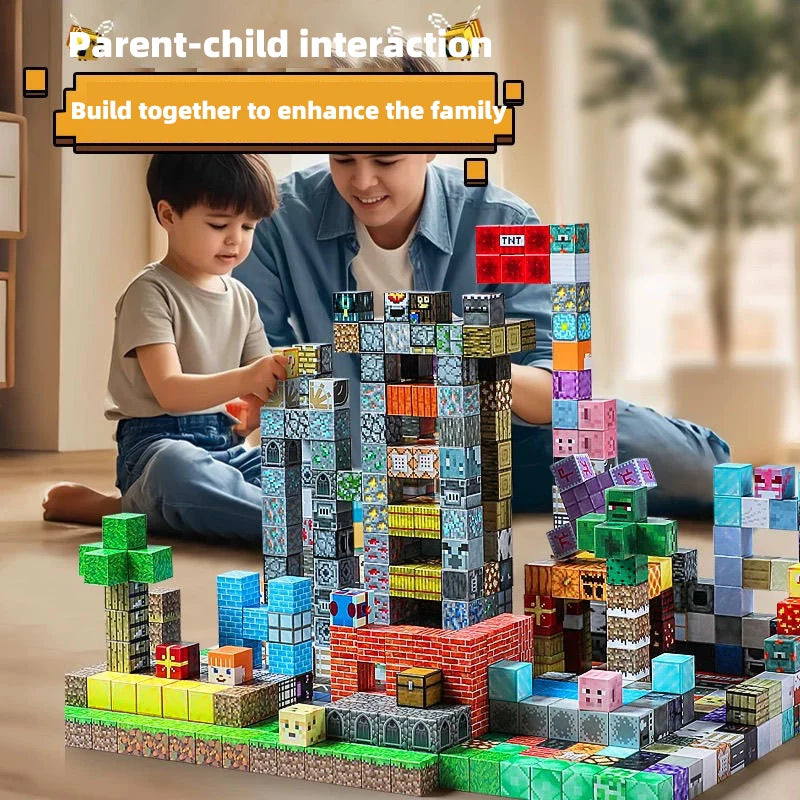Magnetic Builder Pro – 5-in-1 DIY Construction Table Set