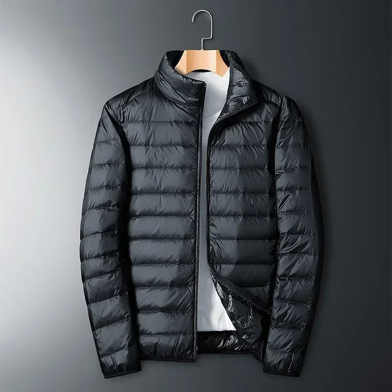 Men’s Ultra-Light Down Jacket – Packable Comfort for Autumn