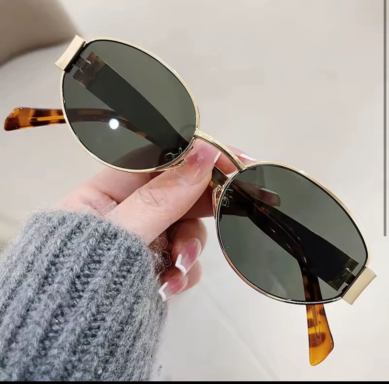 Fashion Oval Sunglasses