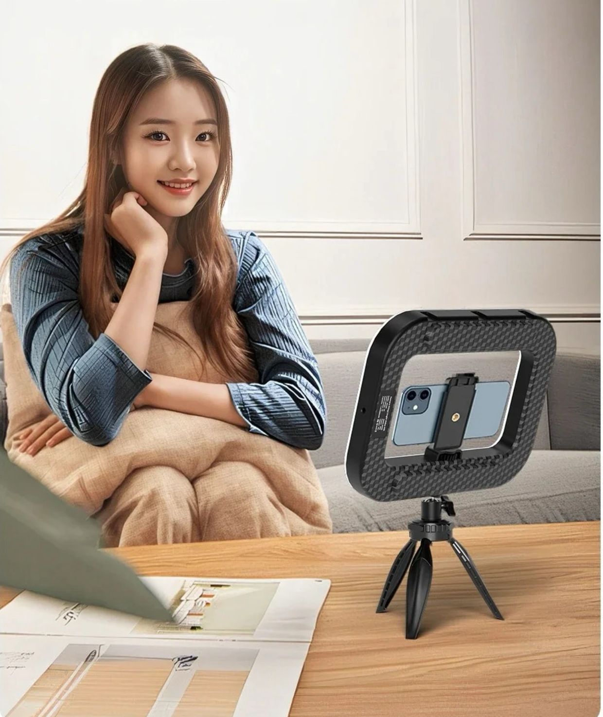 Portable LED light for photography